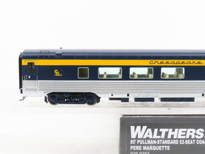 HO Scale Walthers 920-9362 C&O 85' Pullman 52-Coach Passenger Car Pere Marquette