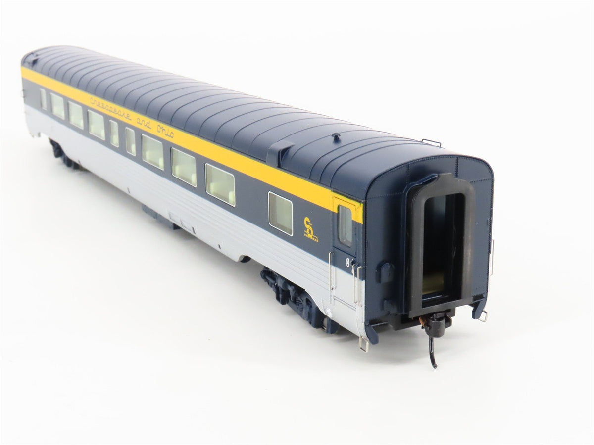 HO Scale Walthers 920-9362 C&amp;O 85&#39; Pullman 52-Coach Passenger Car Pere Marquette