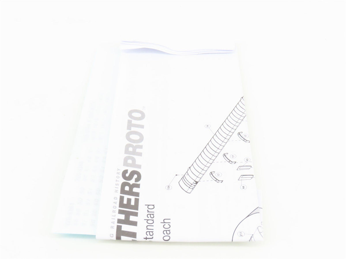 HO Scale Walthers 920-9362 C&amp;O 85&#39; Pullman 52-Coach Passenger Car Pere Marquette