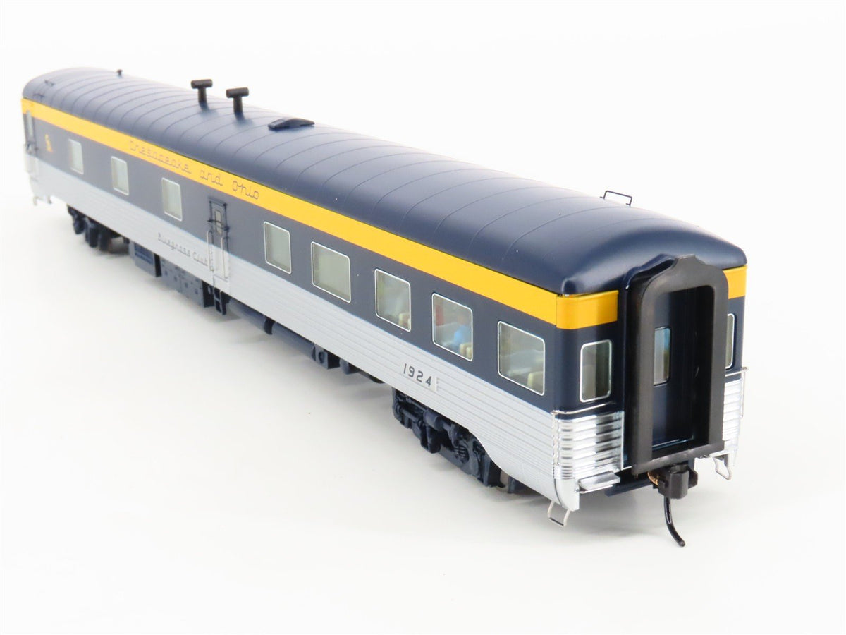 HO Scale Walthers 920-9526 C&amp;O 85&#39; P-S Dorm-Diner Plan 4165 Passenger Car #1924