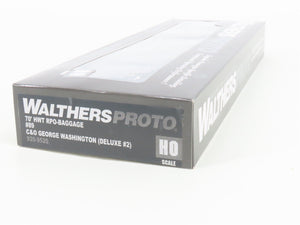 HO Scale Walthers 920-9520 C&O 70' Heavyweight RP-Baggage Passenger Car #89