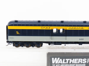 HO Walthers 920-9521 C&O George Washington 70' ACF Baggage Passenger Car #329