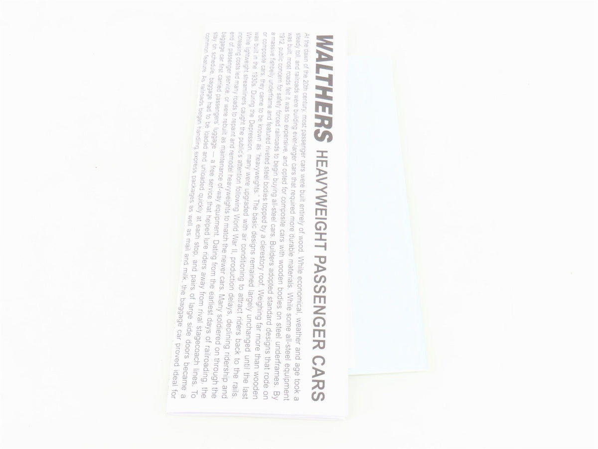 HO Walthers 920-9521 C&amp;O George Washington 70&#39; ACF Baggage Passenger Car #329