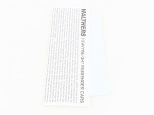 HO Walthers 920-9521 C&O George Washington 70' ACF Baggage Passenger Car #329