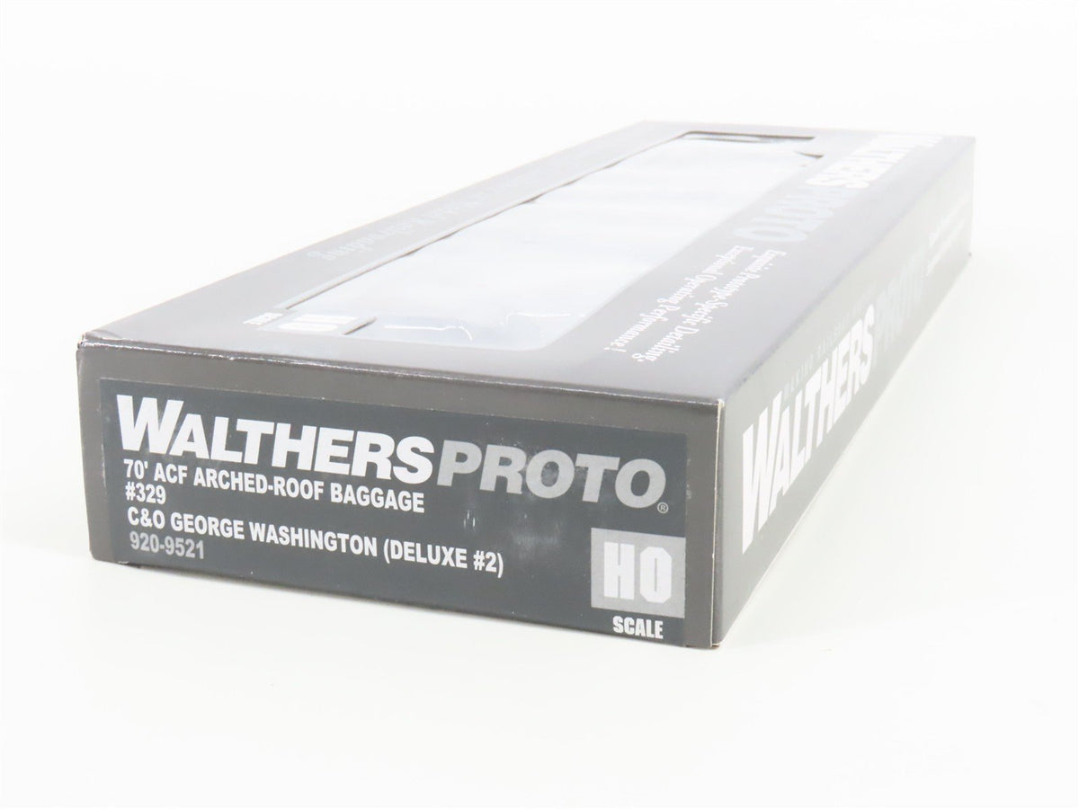HO Walthers 920-9521 C&amp;O George Washington 70&#39; ACF Baggage Passenger Car #329