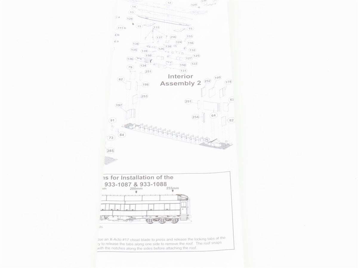 HO Scale Walthers 932-10307 NYC Railway Pullman HW 28-1 Parlor Passenger Car
