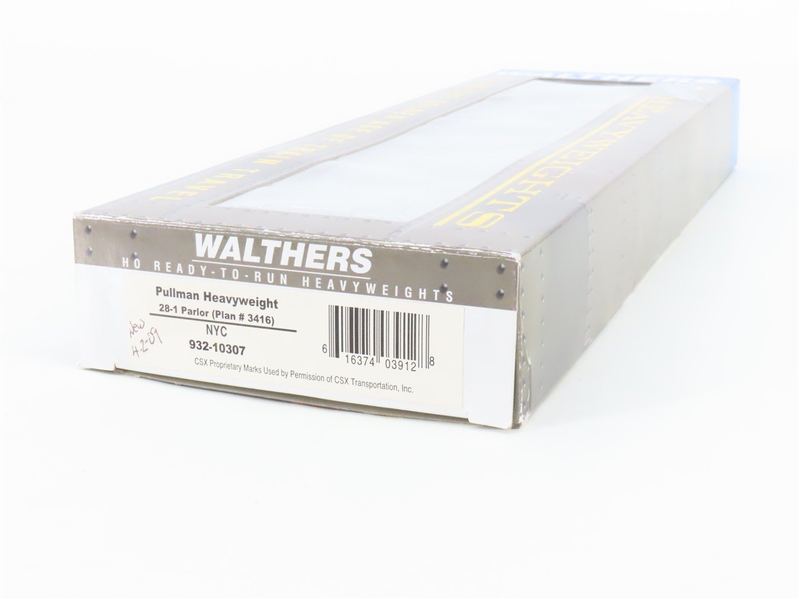 HO Scale Walthers 932-10307 NYC Railway Pullman HW 28-1 Parlor Passenger Car