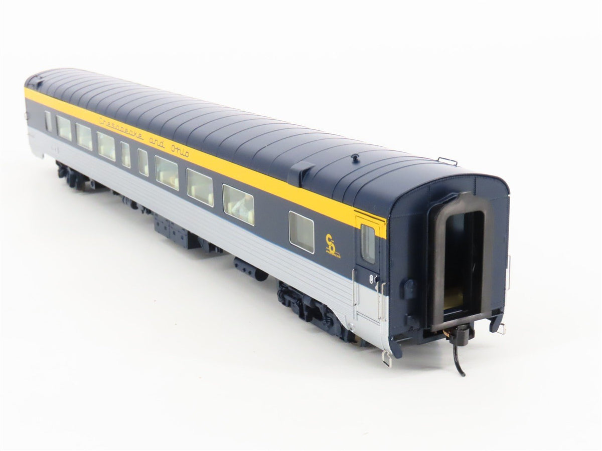 HO Walthers Proto 920-9513 C&amp;O Railway 85&#39; P-S Coach Passenger Car #1618 wLights