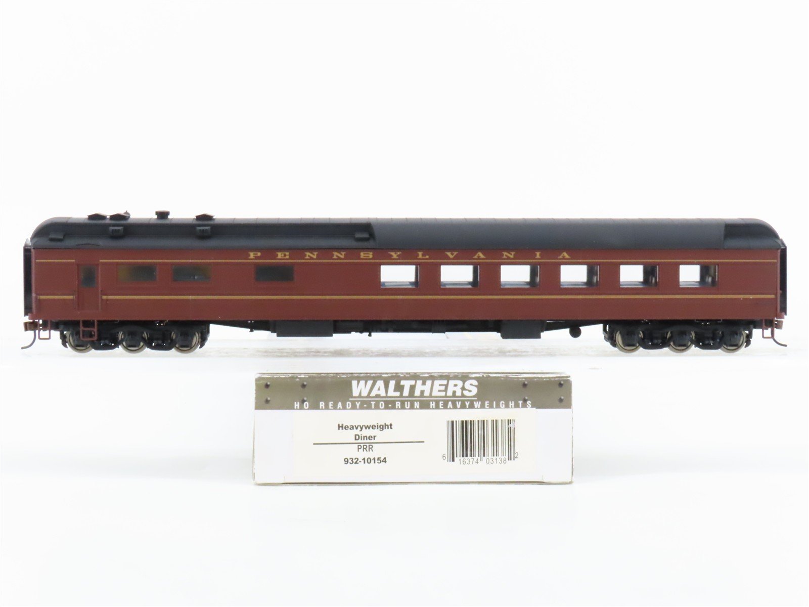 HO Walthers Classic 932-10154 PRR Pennsylvania Heavyweight Diner Passenger Car