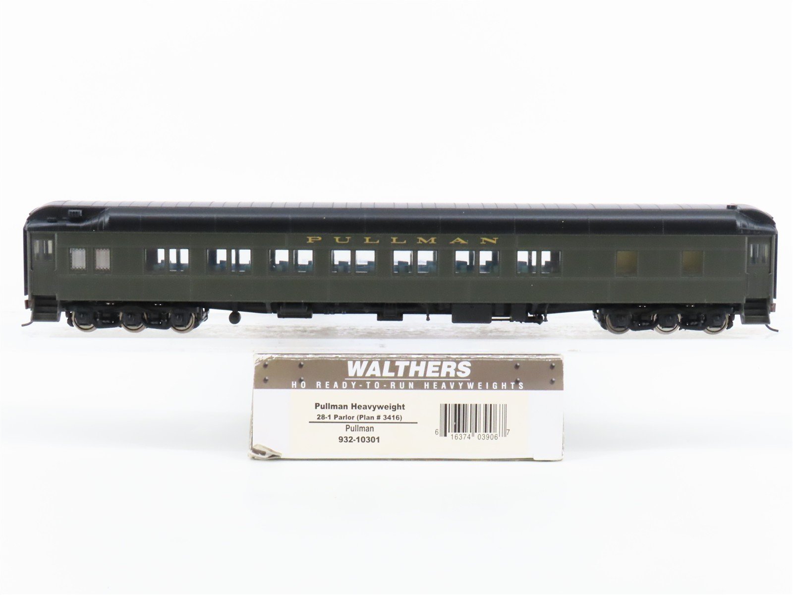 HO Scale Walthers Classic 932-10301 Pullman HW 28-1 Parlor Passenger Car