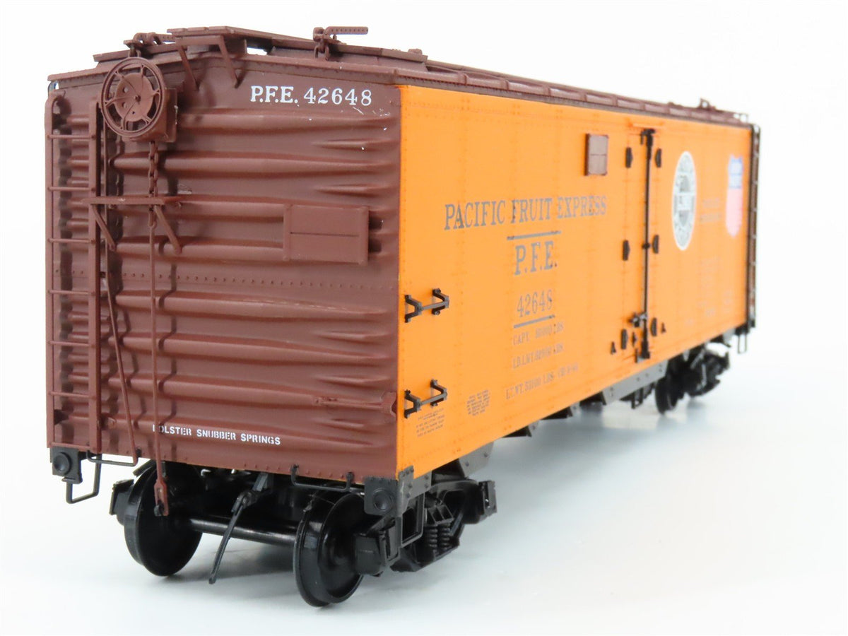 O 2-Rail Intermountain 25302S-52 PFE/UP Pacific Fruit Steel Ice Reefer #42648