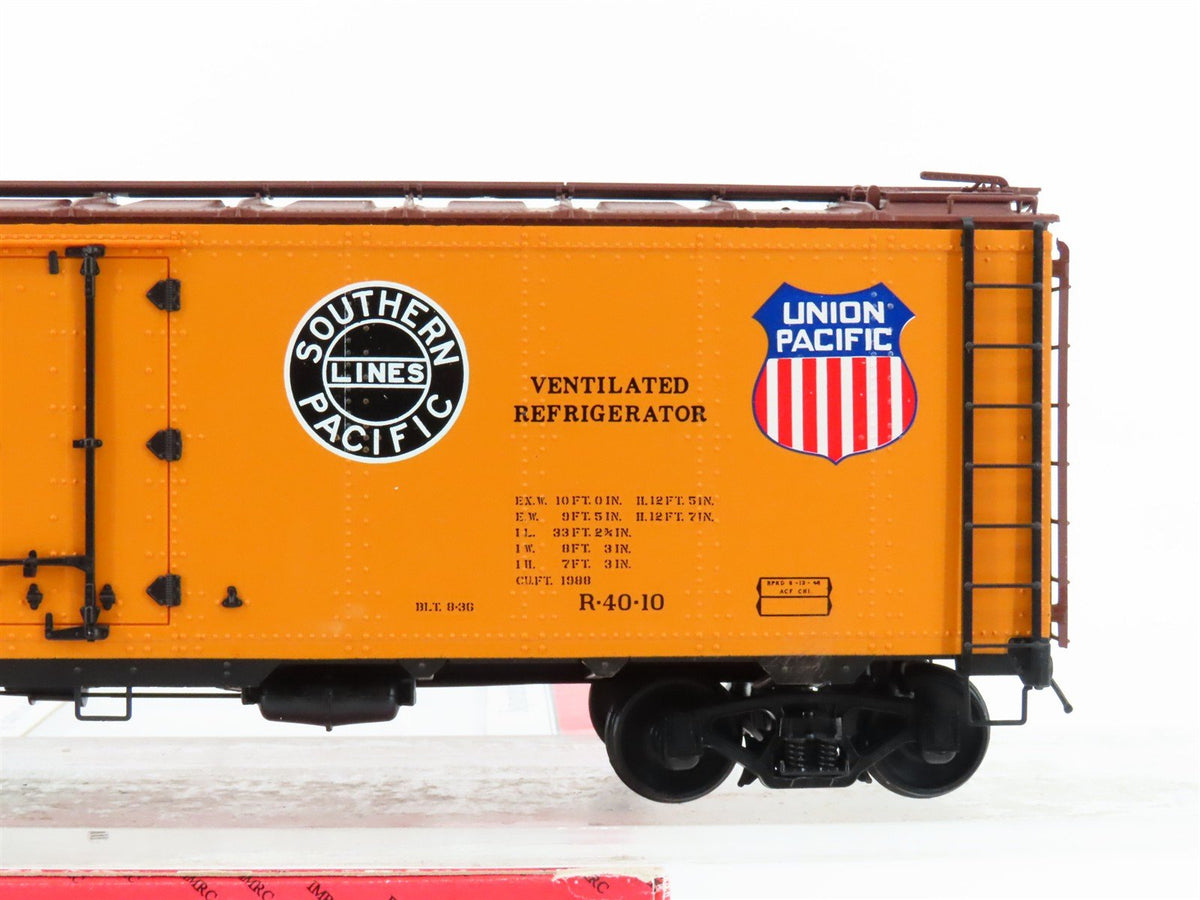 O 2-Rail Intermountain 25302S-46 PFE/UP Pacific Fruit Steel Ice Reefer #42356