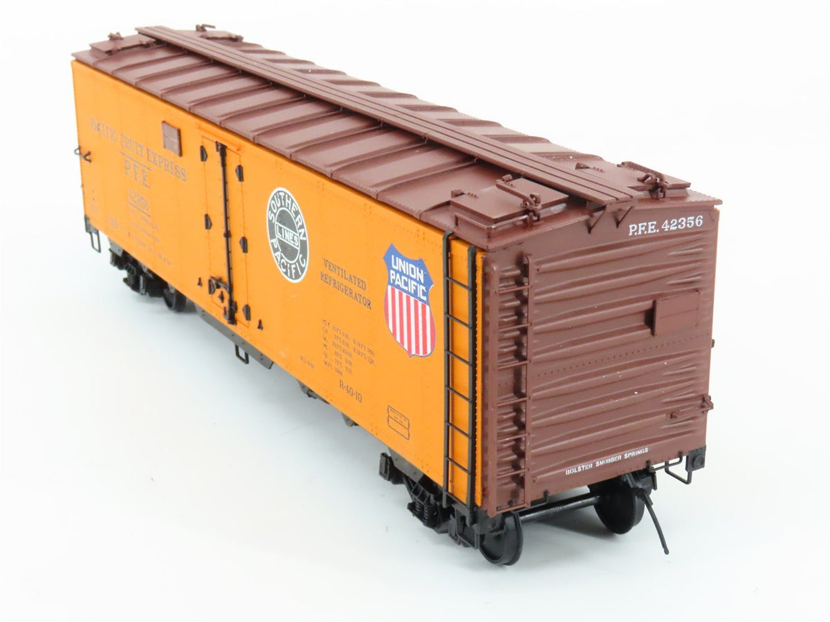 O 2-Rail Intermountain 25302S-46 PFE/UP Pacific Fruit Steel Ice Reefer #42356