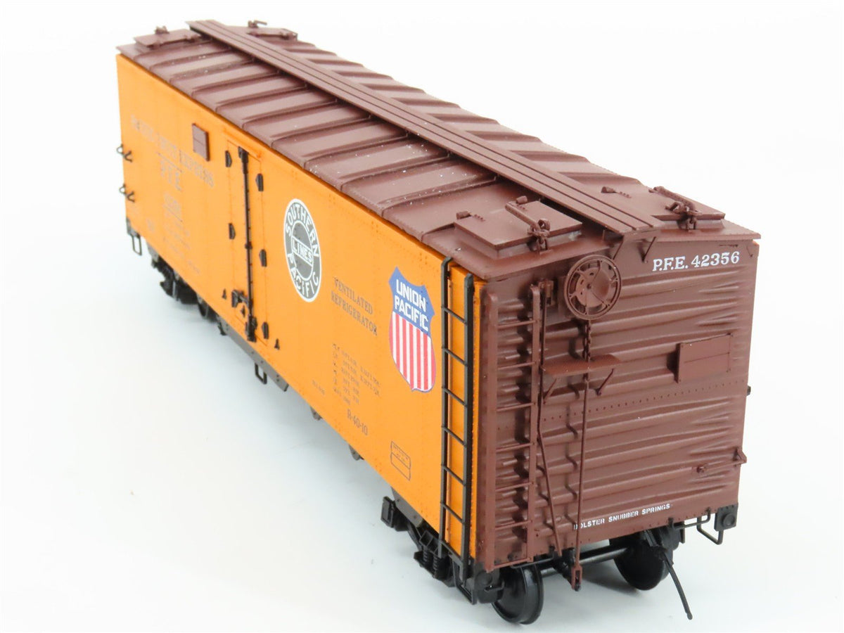O 2-Rail Intermountain 25302S-46 PFE/UP Pacific Fruit Steel Ice Reefer #42356