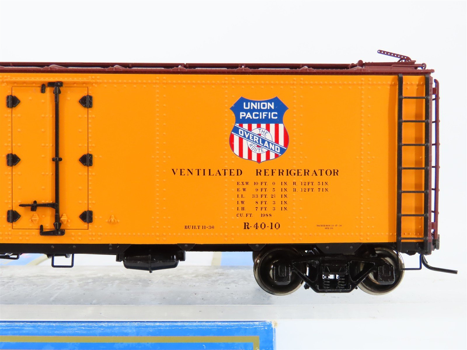 O Scale 2-Rail Atlas 9513-5 SP UP PFE Pacific Fruit Express 40' Reefer #40222