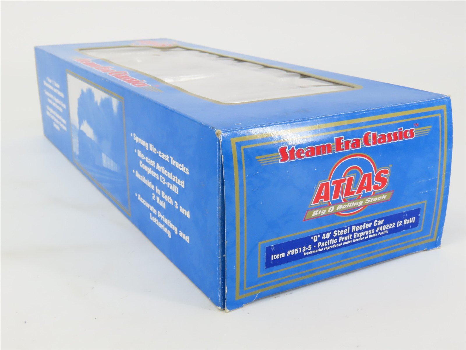 O Scale 2-Rail Atlas 9513-5 SP UP PFE Pacific Fruit Express 40' Reefer #40222