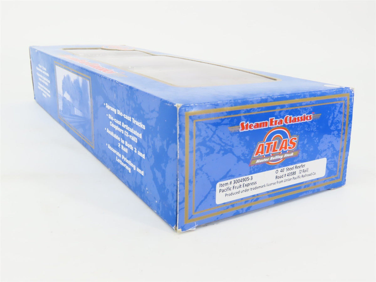 O Scale 2-Rail Atlas 3004905-3 PFE Pacific Fruit Express 40&#39; Steel Reefer #43588