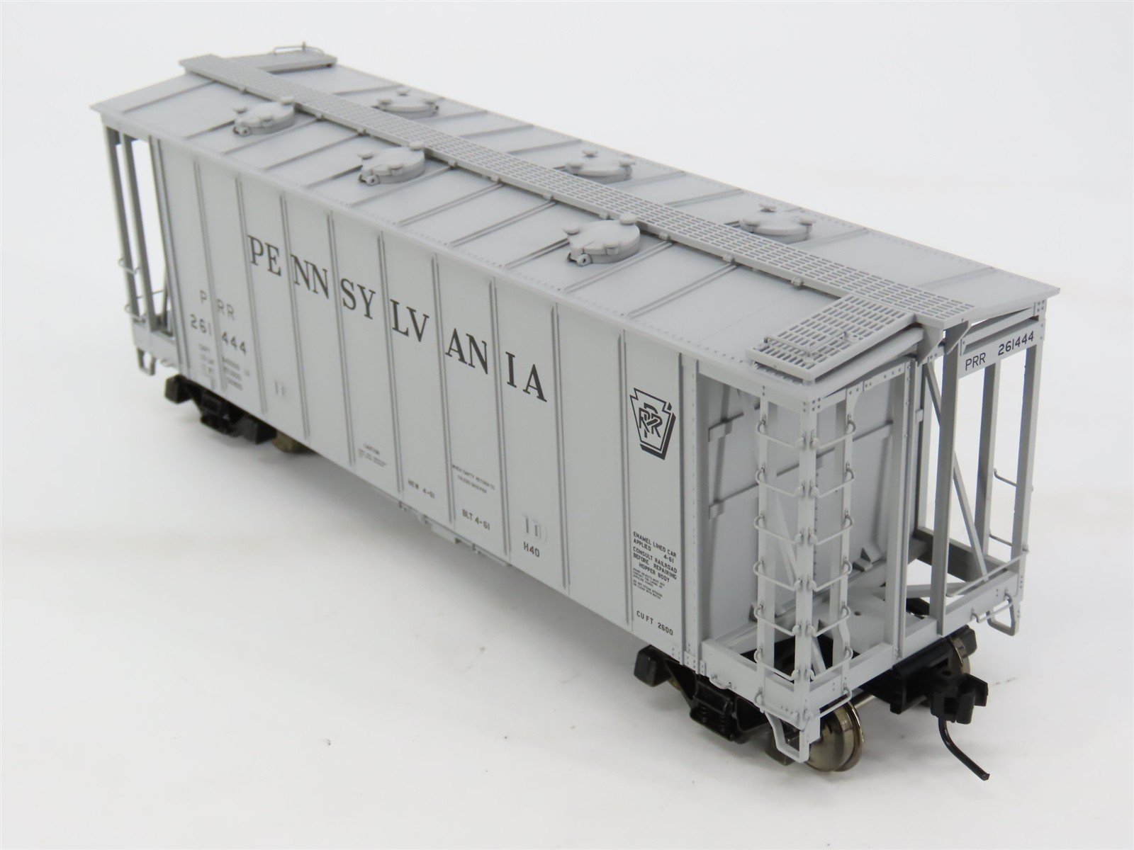 O Scale 2-Rail Atlas 7358-2 PRR Pennsylvania Railroad Airslide Hopper #261444