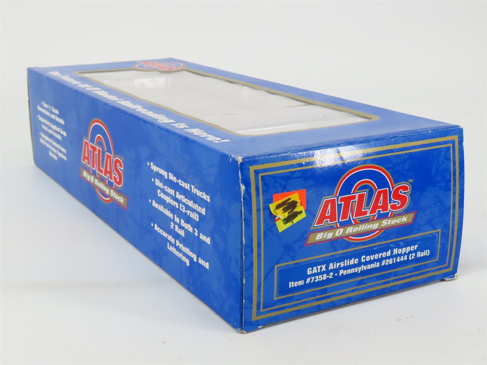 O Scale 2-Rail Atlas 7358-2 PRR Pennsylvania Railroad Airslide Hopper #261444