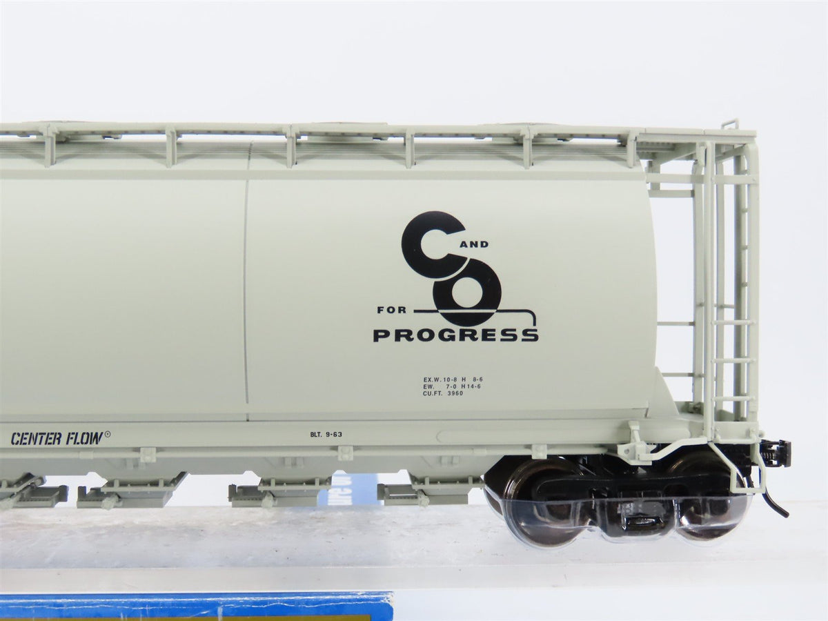 O Scale 2-Rail Atlas 3002205A C&amp;O Chesapeake &amp; Ohio 6-Bay Covered Hopper #2512