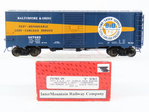 O Scale 2-Rail InterMountain 25146S-04 B&O Time-Saver 40' Box Car #467423
