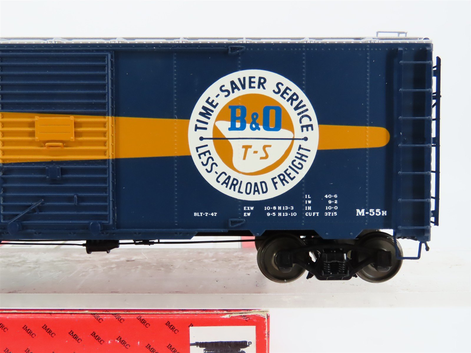 O Scale 2-Rail InterMountain 25146S-04 B&O Time-Saver 40' Box Car #467423