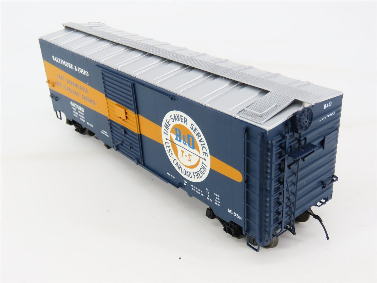 O Scale 2-Rail InterMountain 25146S-04 B&amp;O Time-Saver 40&#39; Box Car #467423