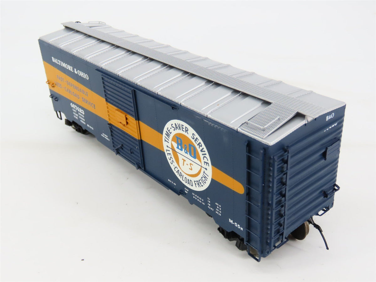 O Scale 2-Rail InterMountain 25146S-04 B&amp;O Time-Saver 40&#39; Box Car #467423
