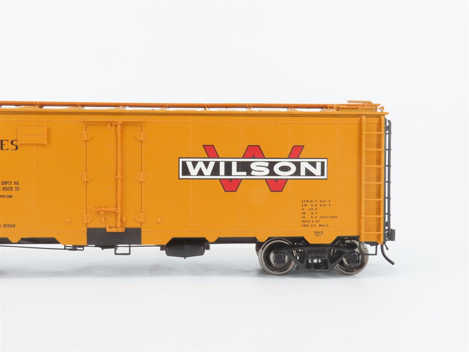 O Scale 2-Rail Atlas 9538-2 WCLX Wilson Car Lines 40' Steel Reefer Car #2478