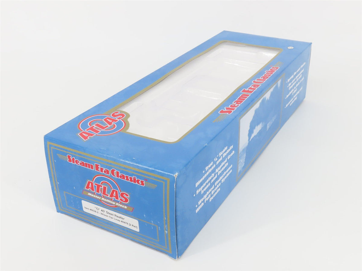 O Scale 2-Rail Atlas 9538-2 WCLX Wilson Car Lines 40&#39; Steel Reefer Car #2478