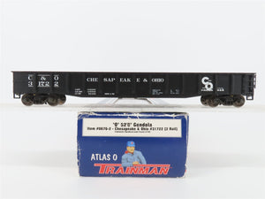 O Scale 2-Rail Atlas Trainman 0676-2 C&O Chesapeake & Ohio 52' Gondola #31722