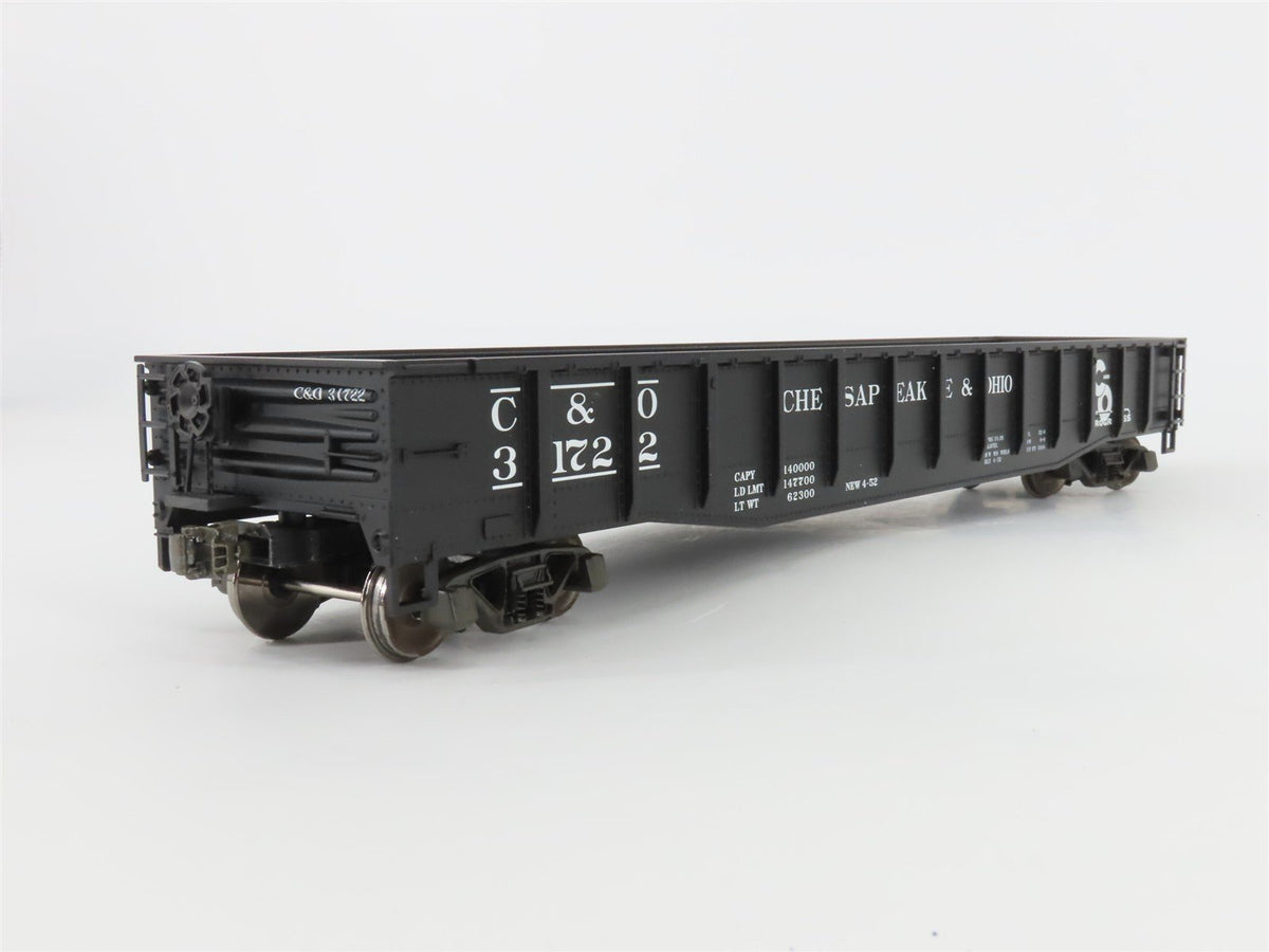 O Scale 2-Rail Atlas Trainman 0676-2 C&amp;O Chesapeake &amp; Ohio 52&#39; Gondola #31722