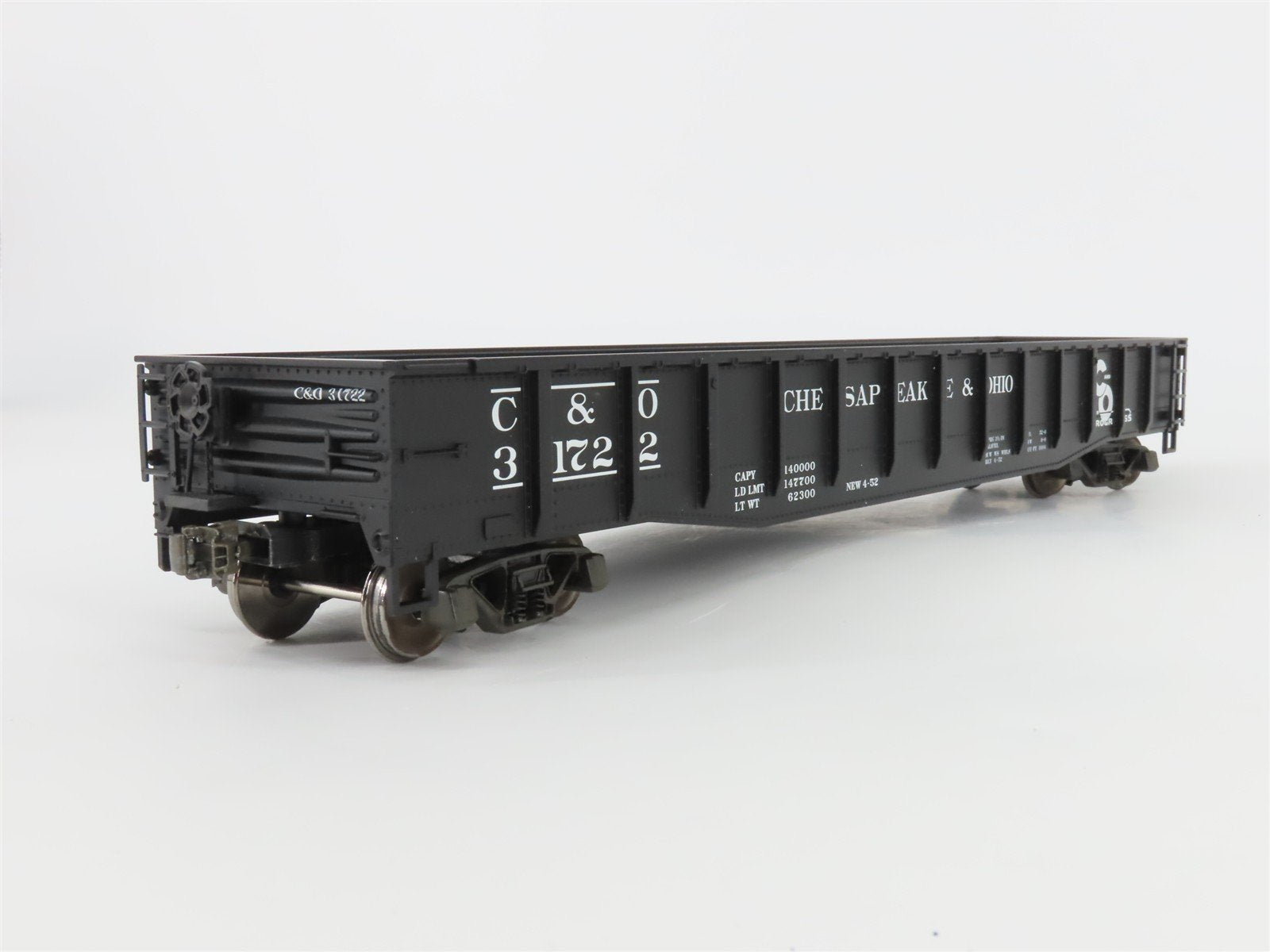 O Scale 2-Rail Atlas Trainman 0676-2 C&O Chesapeake & Ohio 52' Gondola #31722