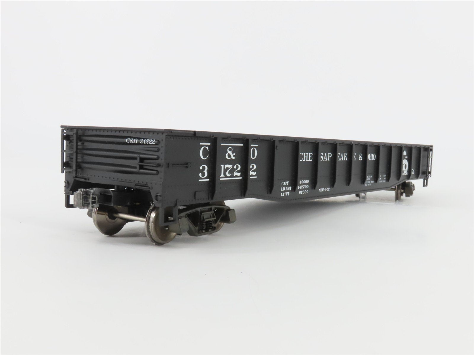 O Scale 2-Rail Atlas Trainman 0676-2 C&O Chesapeake & Ohio 52' Gondola #31722