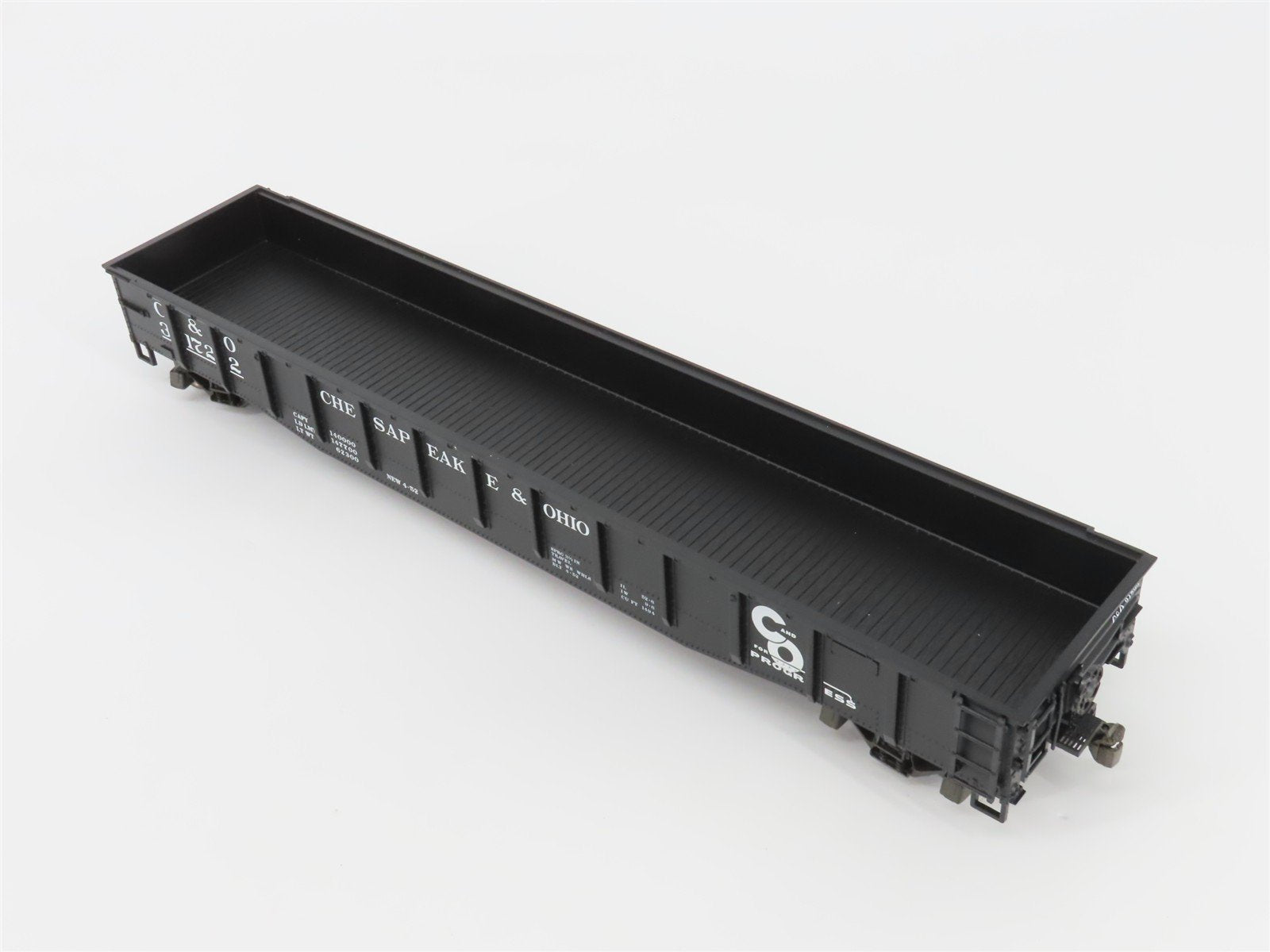 O Scale 2-Rail Atlas Trainman 0676-2 C&O Chesapeake & Ohio 52' Gondola #31722