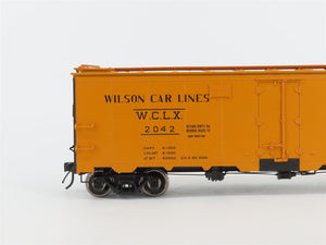 O Scale 2-Rail Atlas 9538-1 WCLX Wilson Car Lines 40' Steel Reefer Car #2042