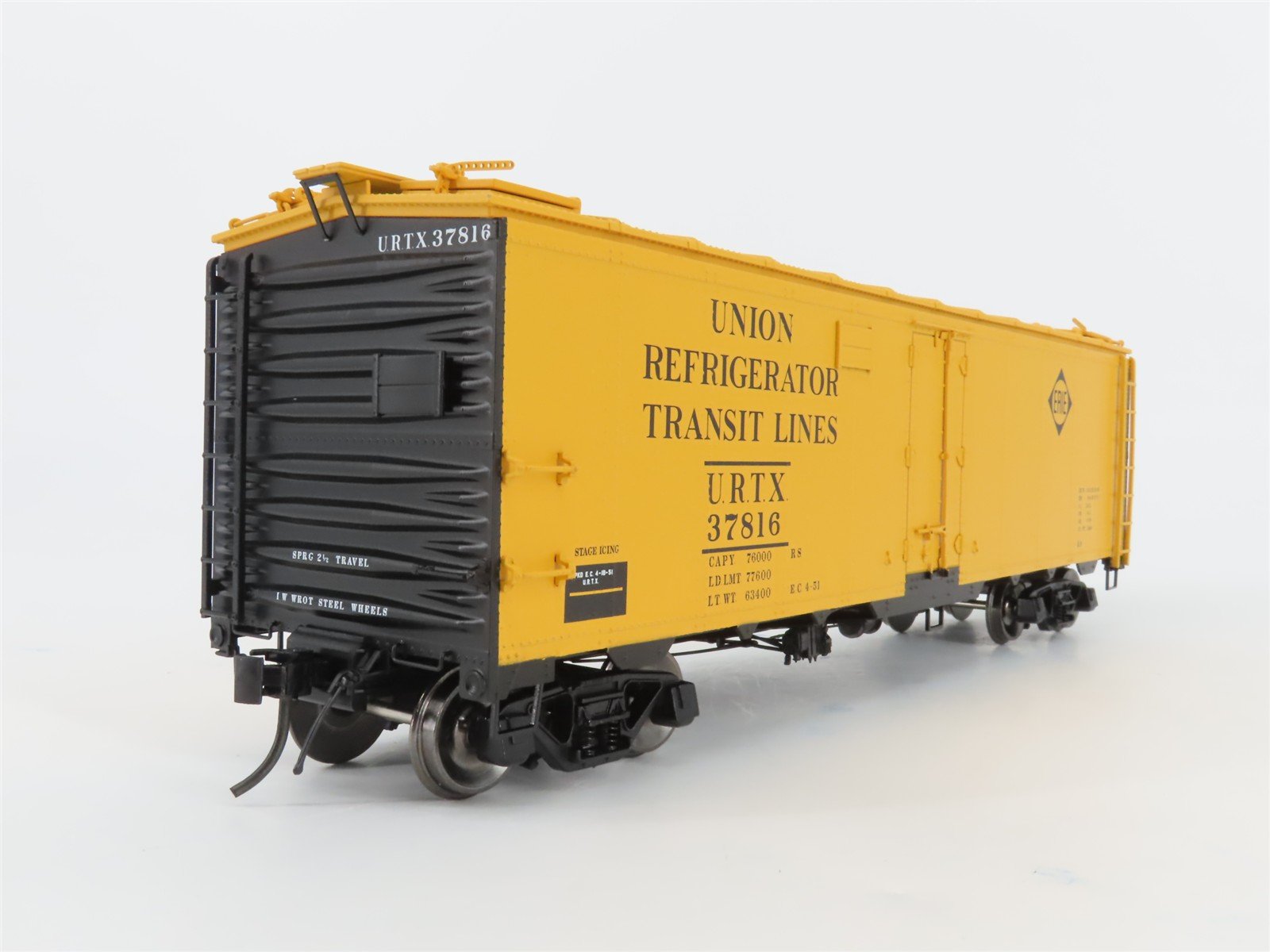 O Scale 2-Rail Atlas 3004902-2 URTX/Erie 40' Steel Reefer Car #37816