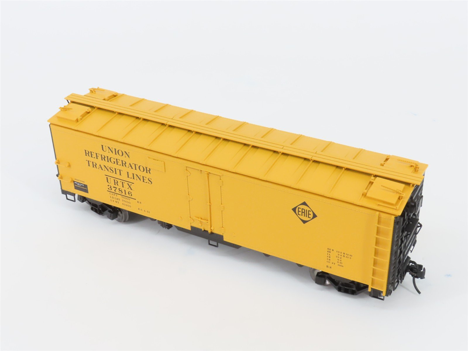 O Scale 2-Rail Atlas 3004902-2 URTX/Erie 40' Steel Reefer Car #37816
