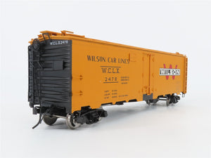 O Scale 2-Rail Atlas 9538-2 WCLX Wilson Car Lines 40' Steel Reefer Car #2478