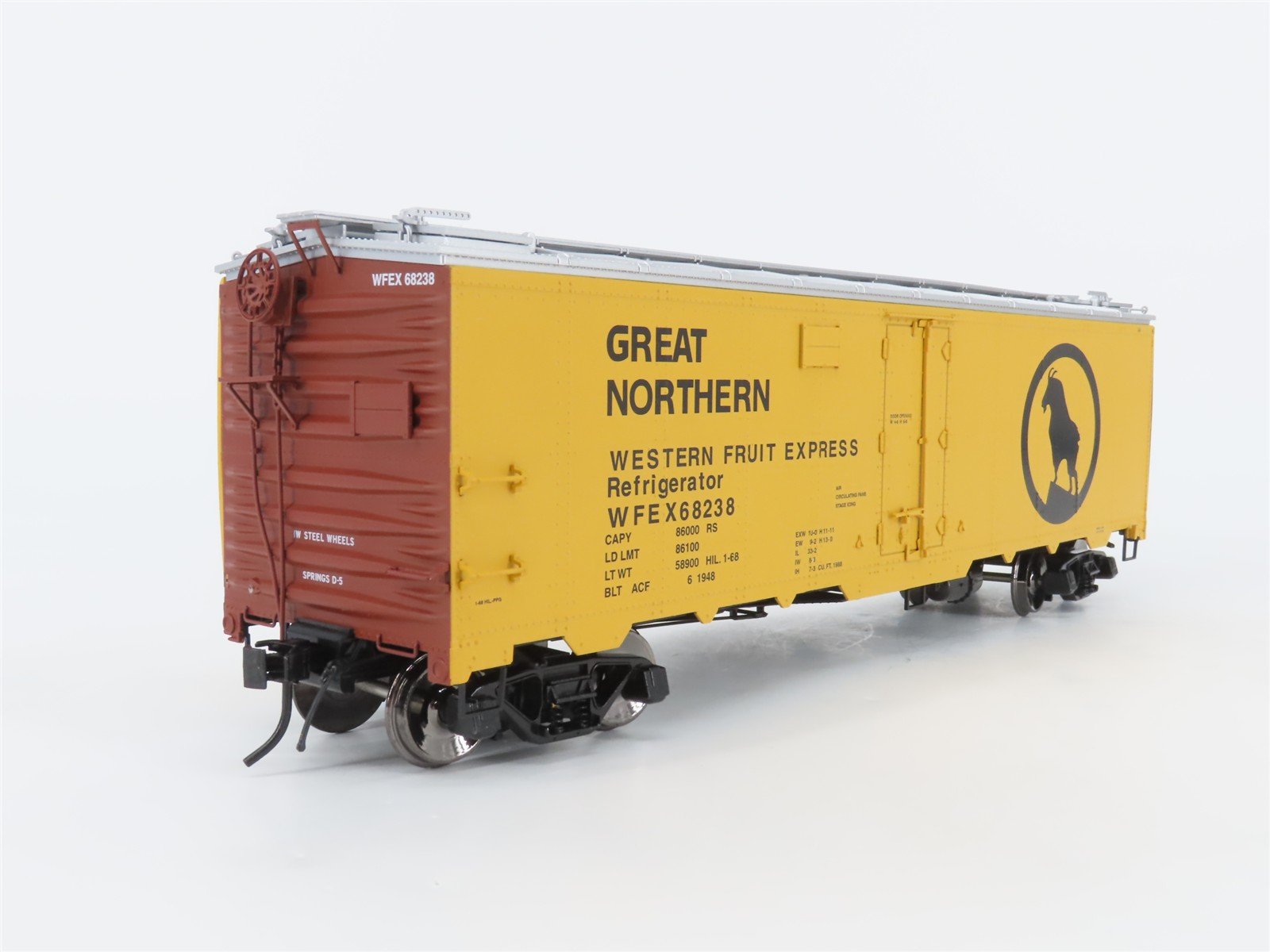 O Scale 2-Rail Atlas 9531-2 WFEX Great Northern 40' Steel Reefer #68238