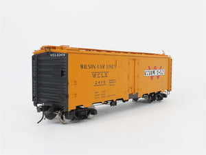 O Scale 2-Rail Atlas 9538-2 WCLX Wilson Car Lines 40' Steel Reefer Car #2478