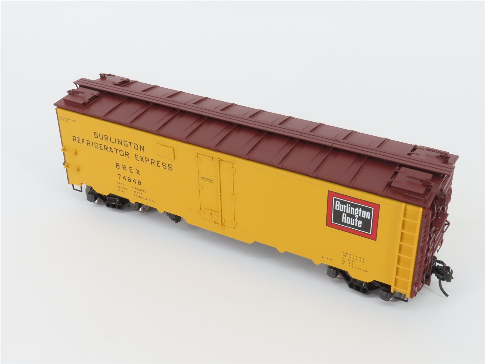 O Scale 2-Rail Atlas 3004901-2 BREX Burlington Route 40' Steel Reefer #74848