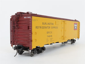O Scale 2-Rail Atlas 3004901-2 BREX Burlington Route 40' Steel Reefer #74848