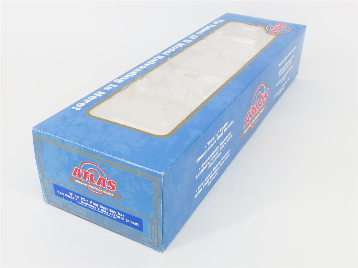 O Scale 2-Rail Atlas 9851-1 B&amp;O Baltimore &amp; Ohio 50&#39; PS-1 Boxcar #475015