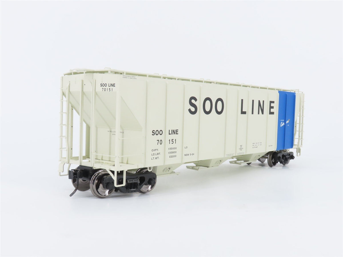 O Scale 2-Rail Atlas 3002354-1 SOO Line PS-4427 3-Bay Hopper Car #70151