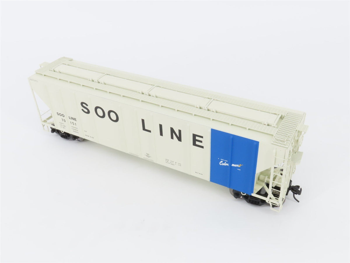 O Scale 2-Rail Atlas 3002354-1 SOO Line PS-4427 3-Bay Hopper Car #70151