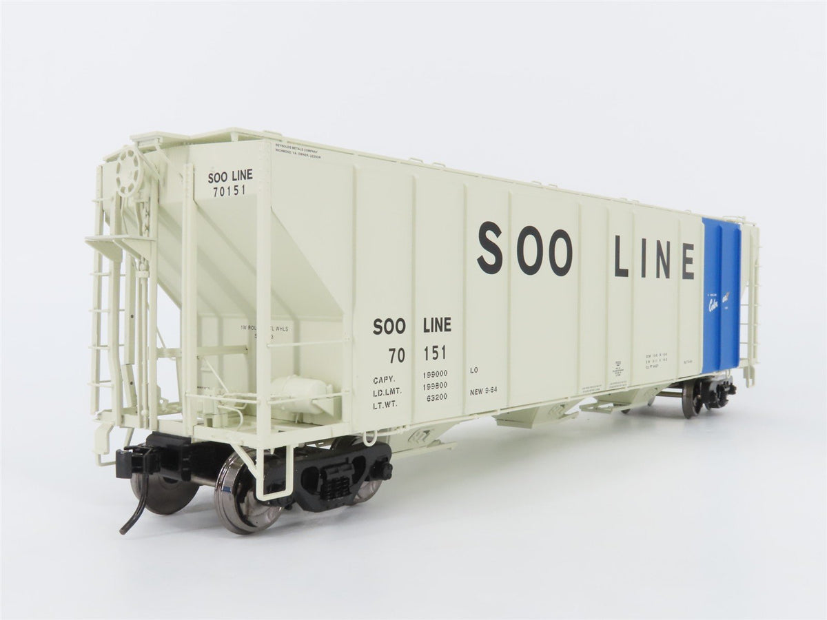 O Scale 2-Rail Atlas 3002354-1 SOO Line PS-4427 3-Bay Hopper Car #70151