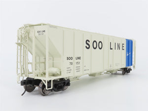 O Scale 2-Rail Atlas 3002354-1 SOO Line PS-4427 3-Bay Hopper Car #70151