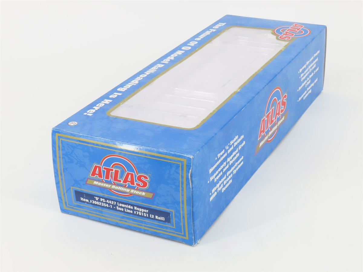 O Scale 2-Rail Atlas 3002354-1 SOO Line PS-4427 3-Bay Hopper Car #70151