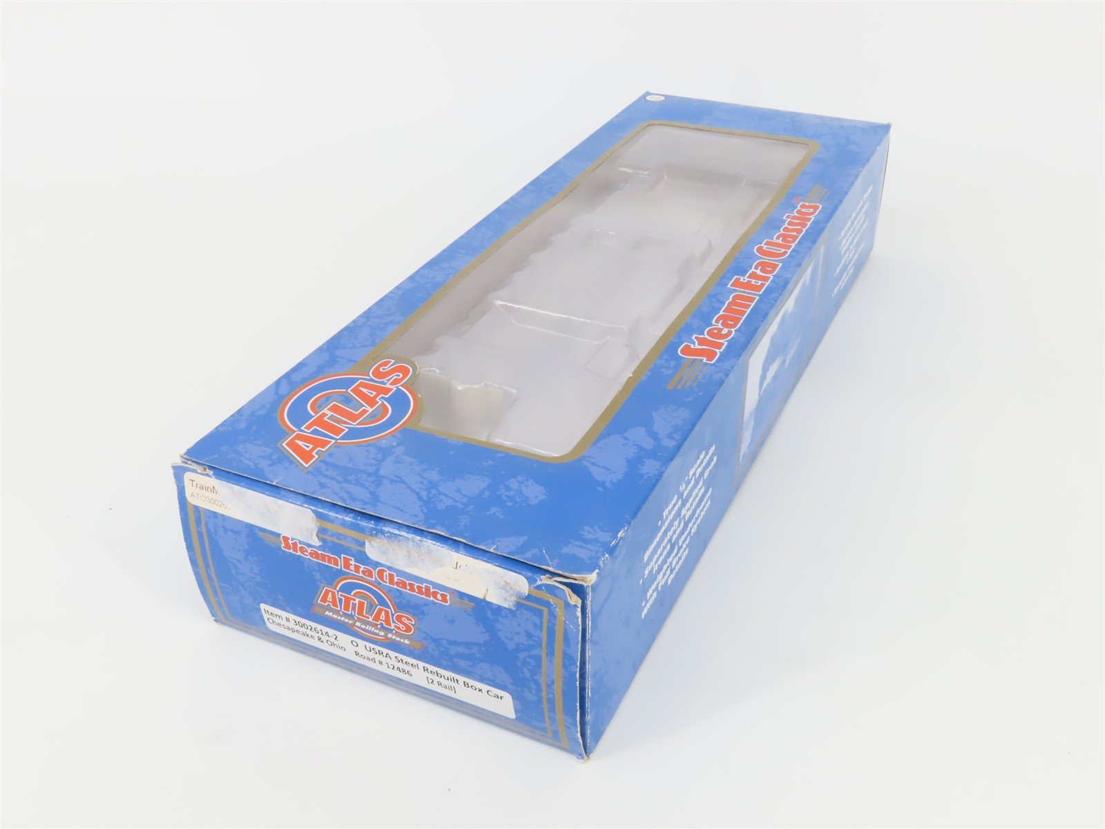 O Scale 2-Rail Atlas 3002614-2 C&O Chesapeake & Ohio Re-Built Boxcar #12486